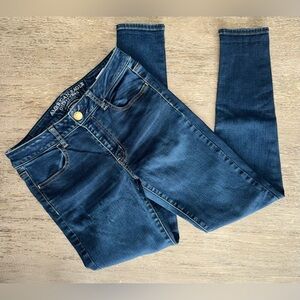 EUC-American Eagle Outfitters Women's Dark Blue jeggings